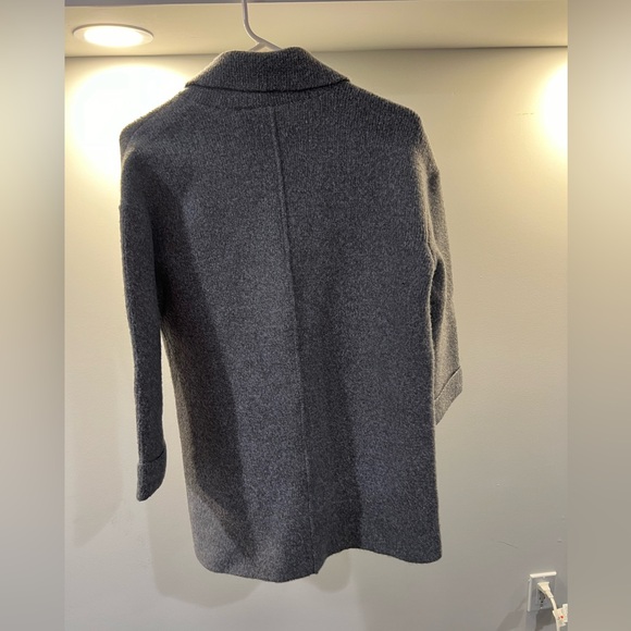 Anthropologie Moth Angie Women's Gray Knit Open Front Sweater - Picture 13 of 15